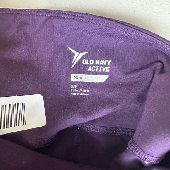 Old Navy Active Go Dry Criss Cross Ankle Leggings Purple‎ - Size S/P - Picture 3 of 6